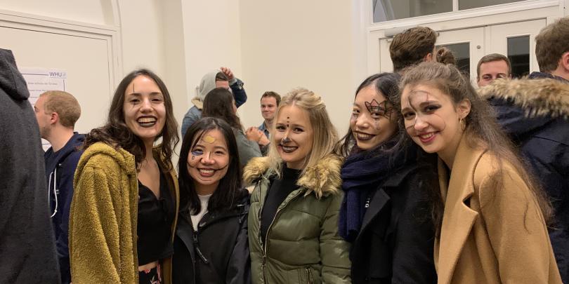 With friends in Germany