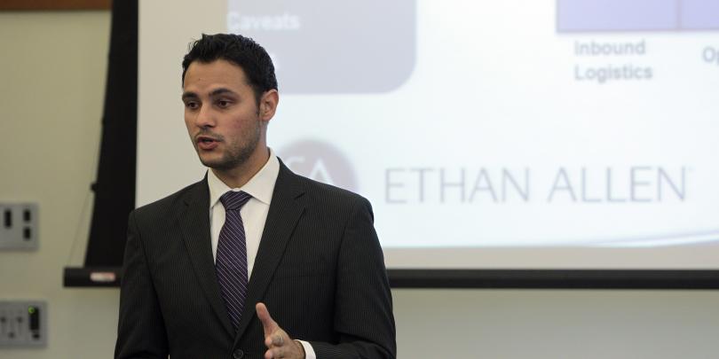 Guest speaker presenting to class