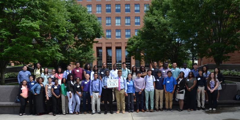 Picture of students at an event
