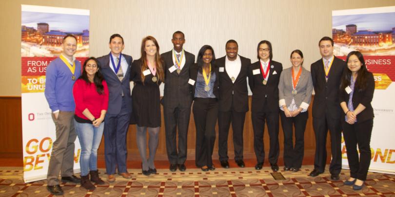 Picture of students at an event