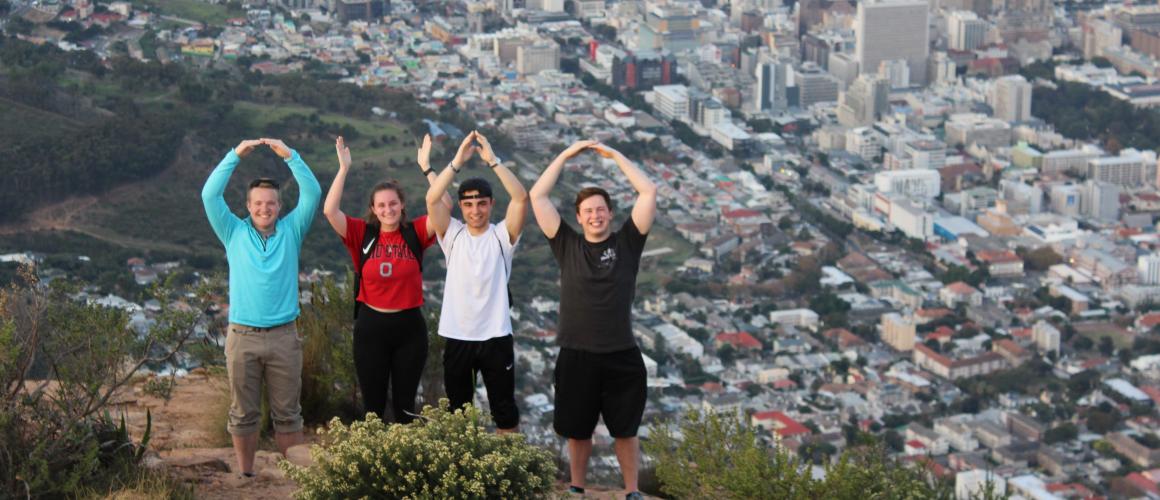 Students on global program