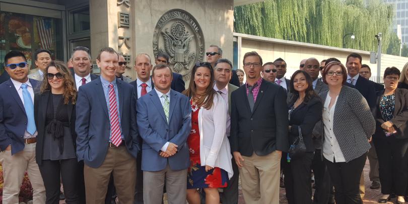 EMBA students in china
