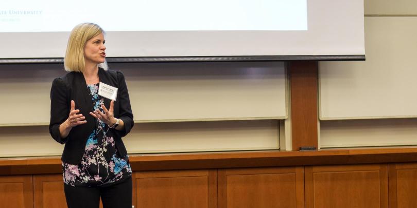 speaker at research forum
