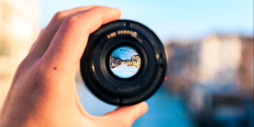 Looking through a lens
