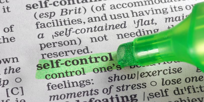 self-control listed in dictionary