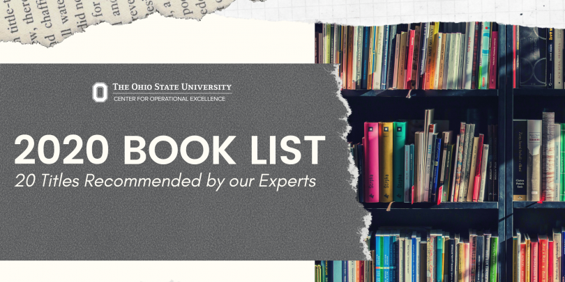 Title on Gray Paper Scrap, next to colorful bookshelf