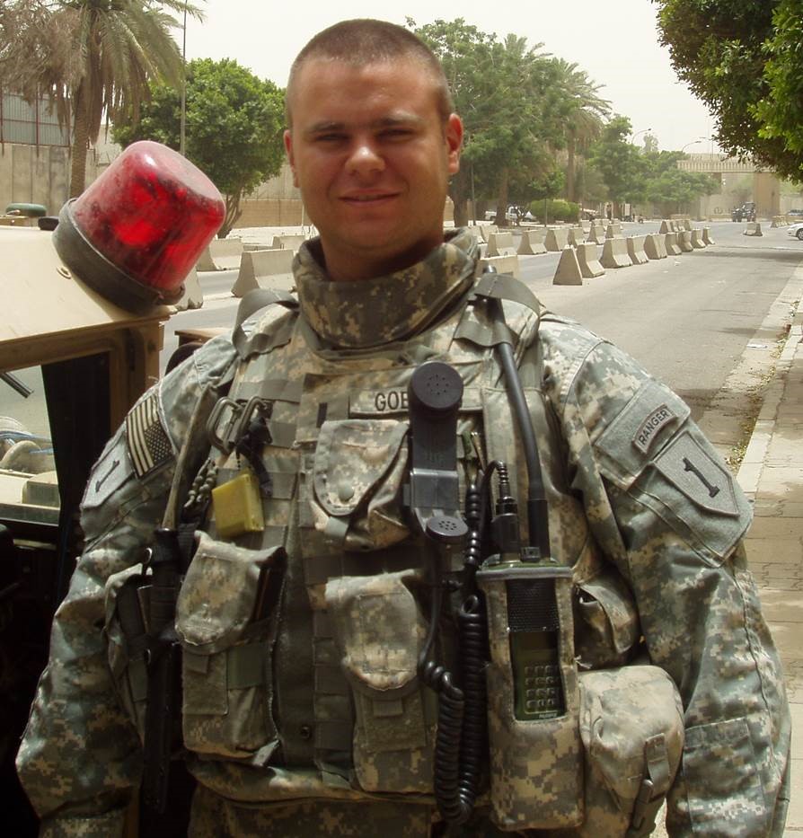 Andrew Goehring in the military