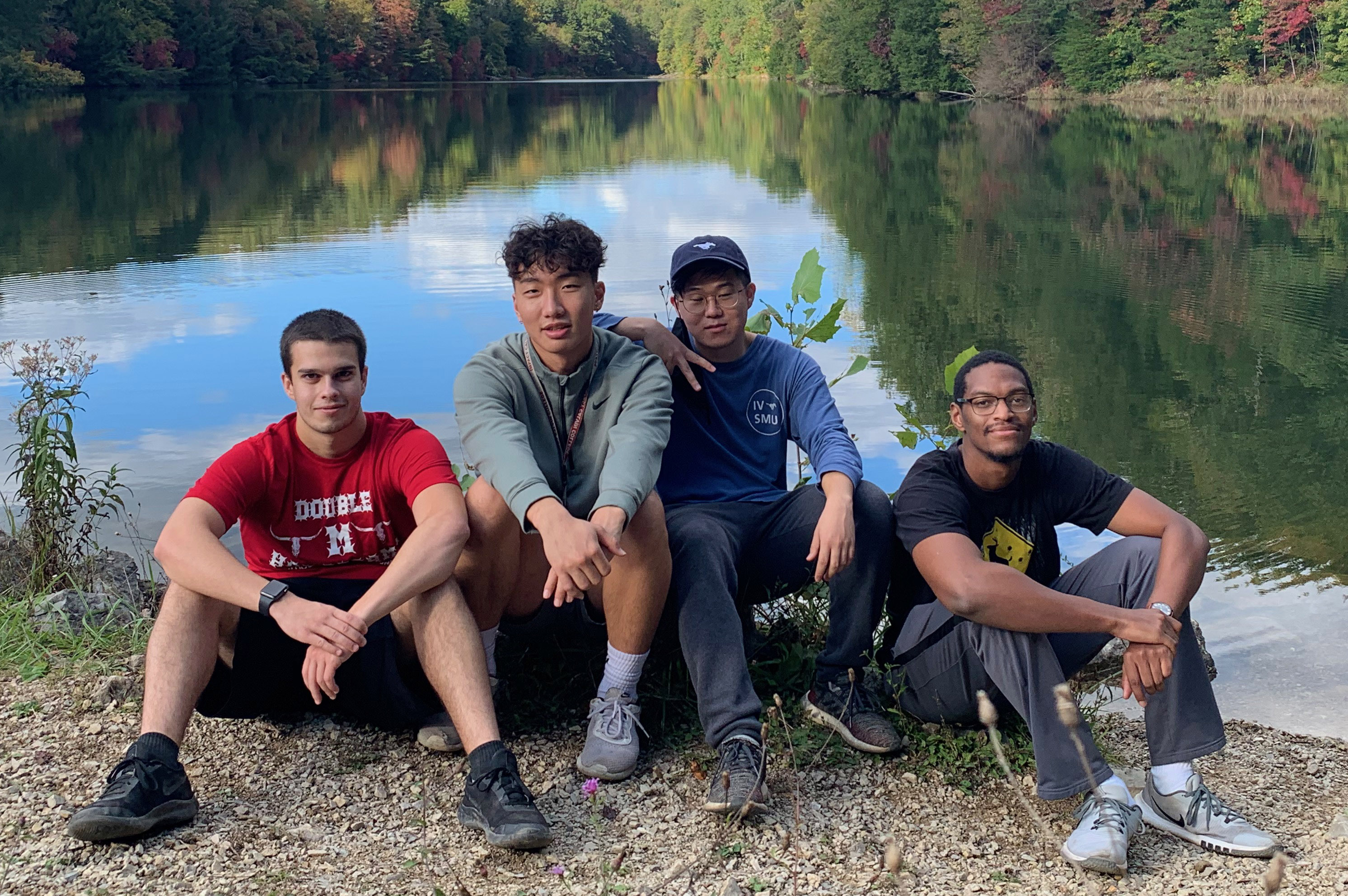 Parker Yeo and his friends