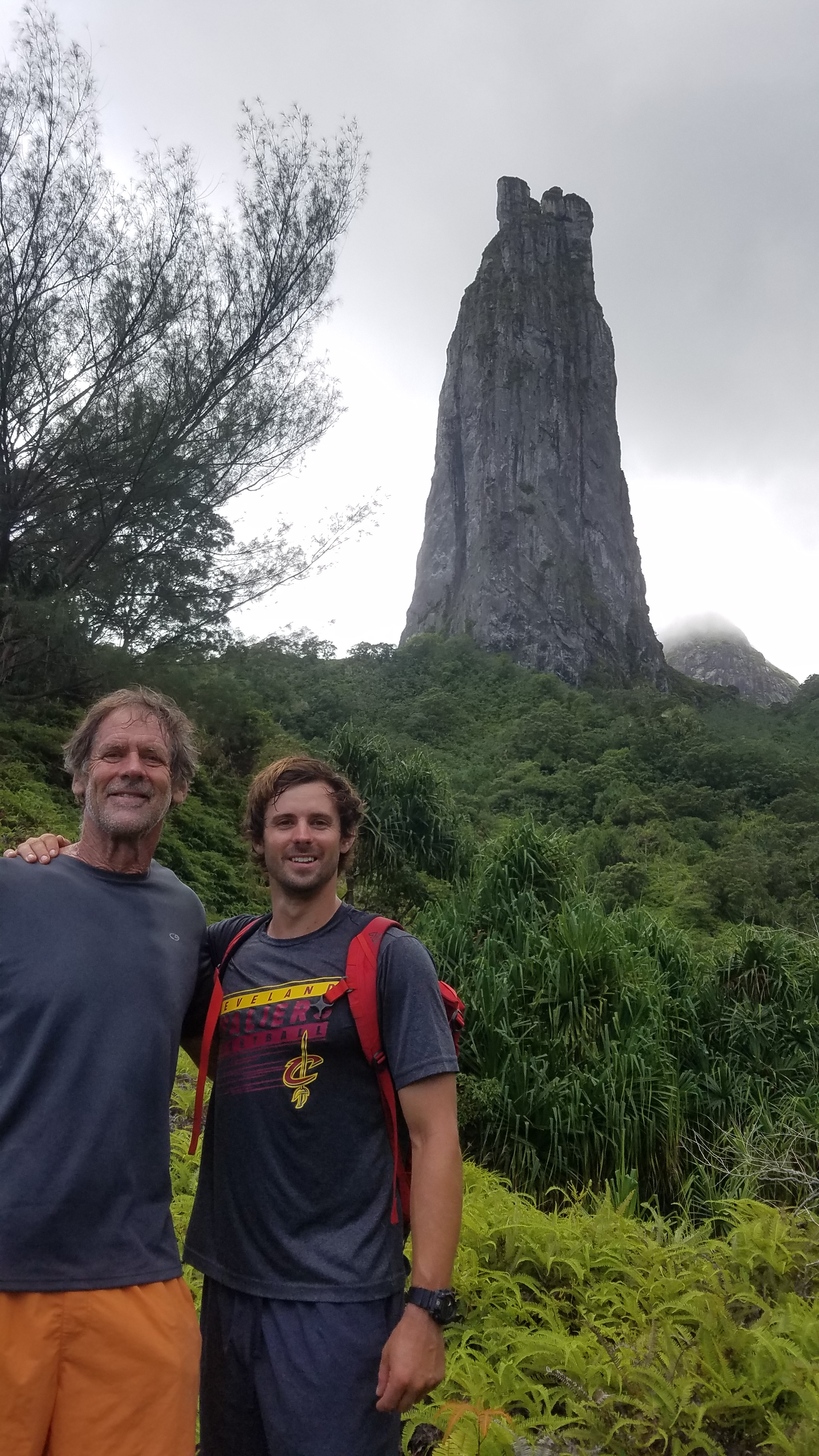 Travis Steinemann and his father