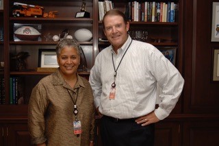 Velda Otey and former AEP CEO Michael G. Morris