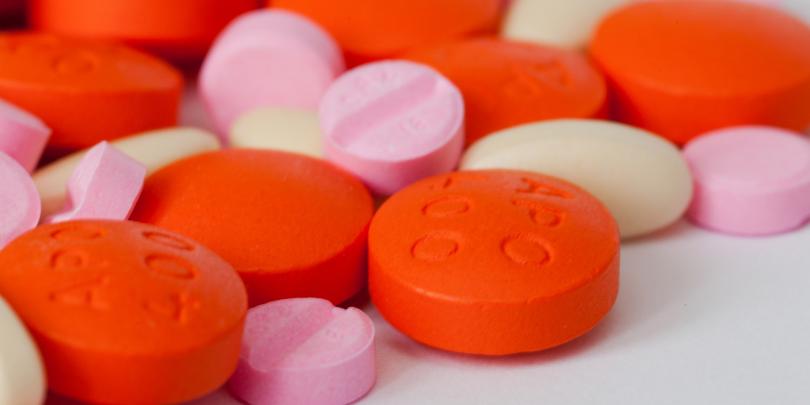 Stock image of pills