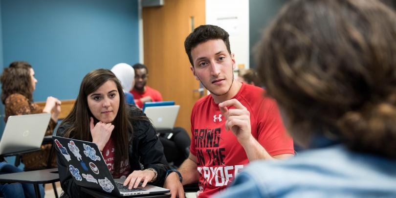 Brand photo of Ohio State students